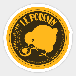 Le Poussin Creme de Gruyere Sticker